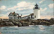 Cape Porpoise Lighthouse in Maine  c1900s-10s Postcard picture