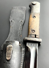 GERMAN WW2 1935 G-CODE MATCHING S84/98 BAYONET BY GEBR HELLER W/ FROG UNTOUCHED picture