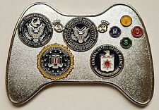 CIA NCS SOG Air Branch ODNI NCTC FBI Drone UAV Controller Coin USIC XBox Shape picture