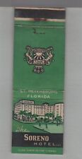 Matchbook Cover - Florida The Soreno Hotel St. Petersburg, FL picture