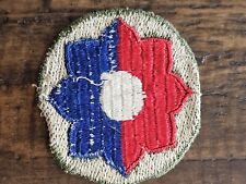 WWII US Army German Made 9th Infantry Division Cut Edge Patch L@@K b picture