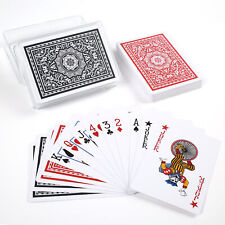 2 Decks Playing Cards Poker Size Waterproof Card Standard Index w/ Plastic Cases picture