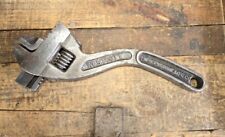 ANTIQUE TOOL VANTAGE WRENCH Westcott No 80 Curved Adjustable W/Ford Script Logo picture