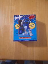 Vintage. M&M's Chocolate RARE BLUE Character Portable Radio/Headphones Boxed New picture