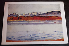 postcard Ferdinand HODLER Mont Blanc Swiss art unposted picture