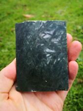 New Zealand Aotea stone Rare kyanite fuchite mix slab lapidary carving taonga picture