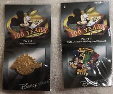 Disney 100 YEARS OF DREAMS - 2 Pin Lot #12 Rocketeer &  #14 Mickey And Donald picture