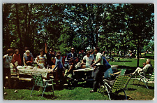 Bemus Point, New York - Picnic Area - Vintage Postcard - Posted picture