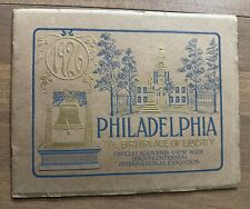1926 Philadelphia Sesquicentennial Official View Booklet picture