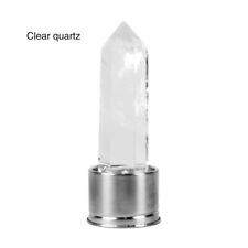 Natural Elixir Quartz Crystal Water Bottle Crystal Obelisk Point Healing Wand picture
