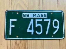 1966 Massachusetts License Plate picture