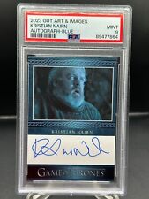 2023 Rittenhouse Game of Thrones Art & Images Kristian Nairn Blue Auto PSA 9 picture