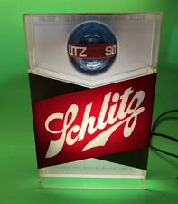 Vintage Schlitz 1959 Lighted Beer Sign with Rotating Globe picture