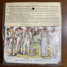 Vintage Historex Figurines - Pochette Conversion - Drummer RARE Dutch Grenadiers picture