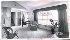 1960 Press Photo Living Room Interior - nee82905 picture