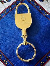 VTG Mercedes-Benz Dealer Keychain 24 Gold Plate In Mint New Cond Collectors Itm picture