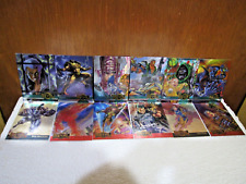 LOT OF 12=1995 FLEER MARVEL METAL TRADING CARDS SERIES 1==SEE PICTURES picture