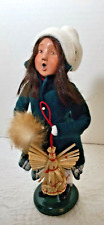 Rare Byers Choice Caroling Girl with Straw Angel and Muff picture