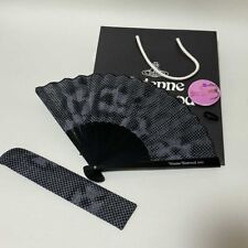 Vivienne Westwood MAN Japanese silk Sensu Folding Fan handheld fan picture