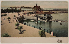 Postcard City Point, South Boston, Marine Park Vintage picture