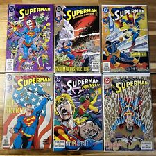 Superman Comics Lot 6 No. 66-71 VF/NM Bagged/Boarded 1992 Robin Blaze Satanus picture