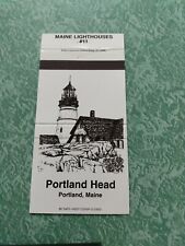 Vintage Matchbook Ephemera Collectible J7 Portland Maine head lighthouses picture