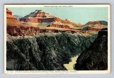 Grand Canyon National Park, Granite Gorge, Series #H1504 Vintage c1921 Postcard picture