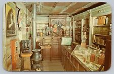 Postcard CO Colorado Springs Pikes Peak Interior Drug Store Ghost Min Town J3 picture