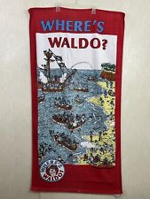 VTG 1991 Where’s Waldo Beach Towel 30” X 58”  picture
