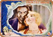 Metal Sign - 1928 The Haunted House Movie -- Vintage Look picture