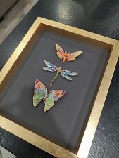 Jay Strongwater Kirby Butterfly Dragonfly Moth Wall Art SHW3328-250 picture