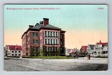 Providence RI-Rhode Island Washington Park Grammar School  Vintage Postcard picture