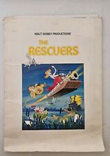 Disney's The Rescuers 1978 Press Kit with press photos picture