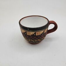 Cusco Peru Hand Painted Handmade Pottery Coffee Mug Tea Cup  picture
