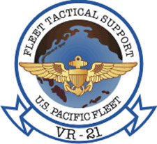 US Navy VR-21 Fleet Tactical Support Squadron Pacific Decal- 4.3