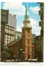 Boston MA Postcard Massachusetts Old South Meeting House picture
