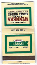 Binion's Horseshoe Casino-Las Vegas, Nev. Vintage Matchbook Cover picture