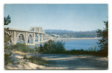 Postcard - Waldport Bridge over Alsea Bay - Waldport, Oregon - Posted picture
