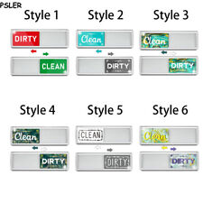 Clean Dirty Dishwasher Non Scratch Magnet Magnetic Backing Washing Running Sign picture