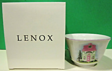 LENOX VILLAGE Pattern TREAT BOWL -- Ice Cream Dish-- 2000 -- -- NEW in BOX picture