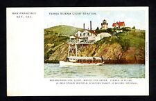 c.1905 SAN FRANCISCO YERBA BUENA LIGHT HOUSE STATION~ORIGINAL UNDIVIDED POSTCARD picture
