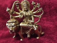 Durga Brass Statue - Hindu Goddess  (7