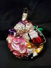 Vintage Old World Christmas The Fezziwigs /Scrooge Ornament Inge Glass ~ Germany picture