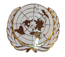 New OFFICIAL Issue OR's United Nations Cap Badge - UN Beret badge picture
