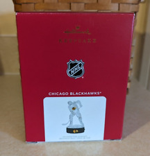 Hallmark 2021 NHL Chicago Blackhawks Hockey Magic Light Keepsake Ornament picture