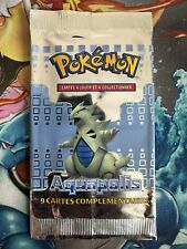 Pokemon Booster Pack Tyrant Aquapolis Empty Opened WOTC Spanish picture