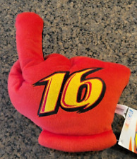 New Greg Biffle Nascar Racing #1 Finger plush  #67 Roush Fenway Red Black NWT picture