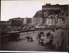 G. Summer. Italy, Naples, Santa Lucia, vintage print, ca.1870 vintage print  picture