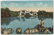 Walshingham House Poet Thomas Moore Bermuda Lithograph Unposted Postcard picture
