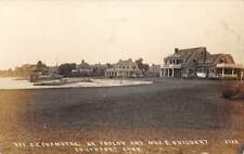 SOUTHPORT, CT ~ 3 PRIVATE RESIDENCES AT THE BEACH, HESS REAL PHOTO PC 1907-20 picture